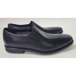 NWOB Bostonian Mens Hampshire Run Black Leather Loafers Dress Shoes US 13 M